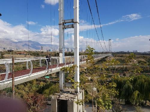 Tehran Nahjolbalagheh Park's Suspension Pedestrian  Bridge (3)