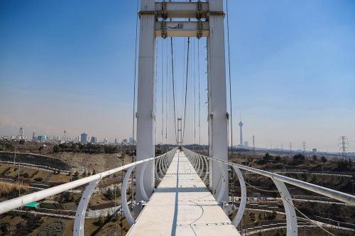 پل عابر پیاده معلق پارک نهج البلاغه تهران   (2)